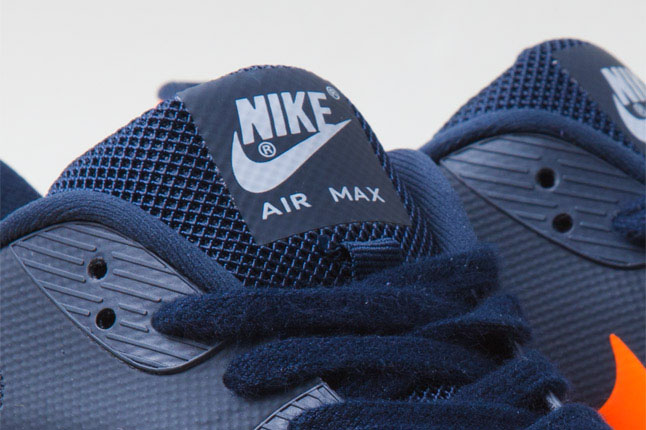 Nike air max navy blue store and orange