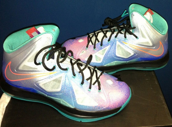 Nike LeBron X Platinum Black Turquoise 541100-008 (1)