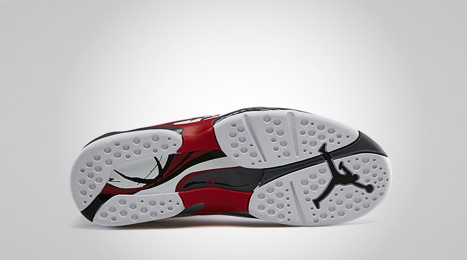 Air Jordan Retro 8 - White/Hyper Blue-True Red-Flint Grey - Official ...