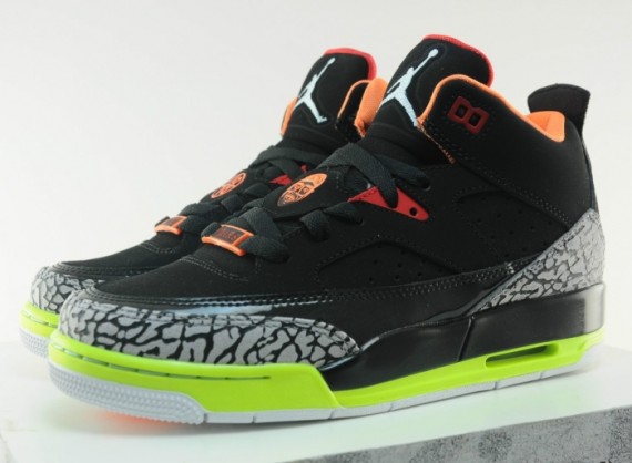 Jordan Son of Mars Low GS - Black/Volt 