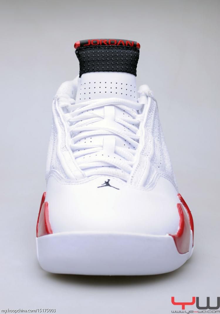 Air Jordan 14 XIV Retro White Varsity Red Black 487471-101 8