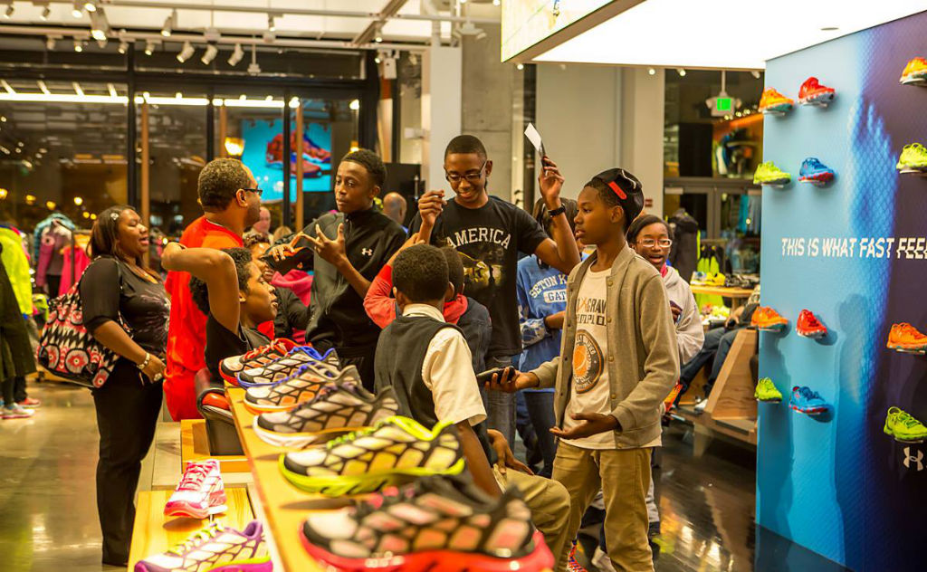 Raymond Felton Visits Under Armour Campus & Brandhouse (11)