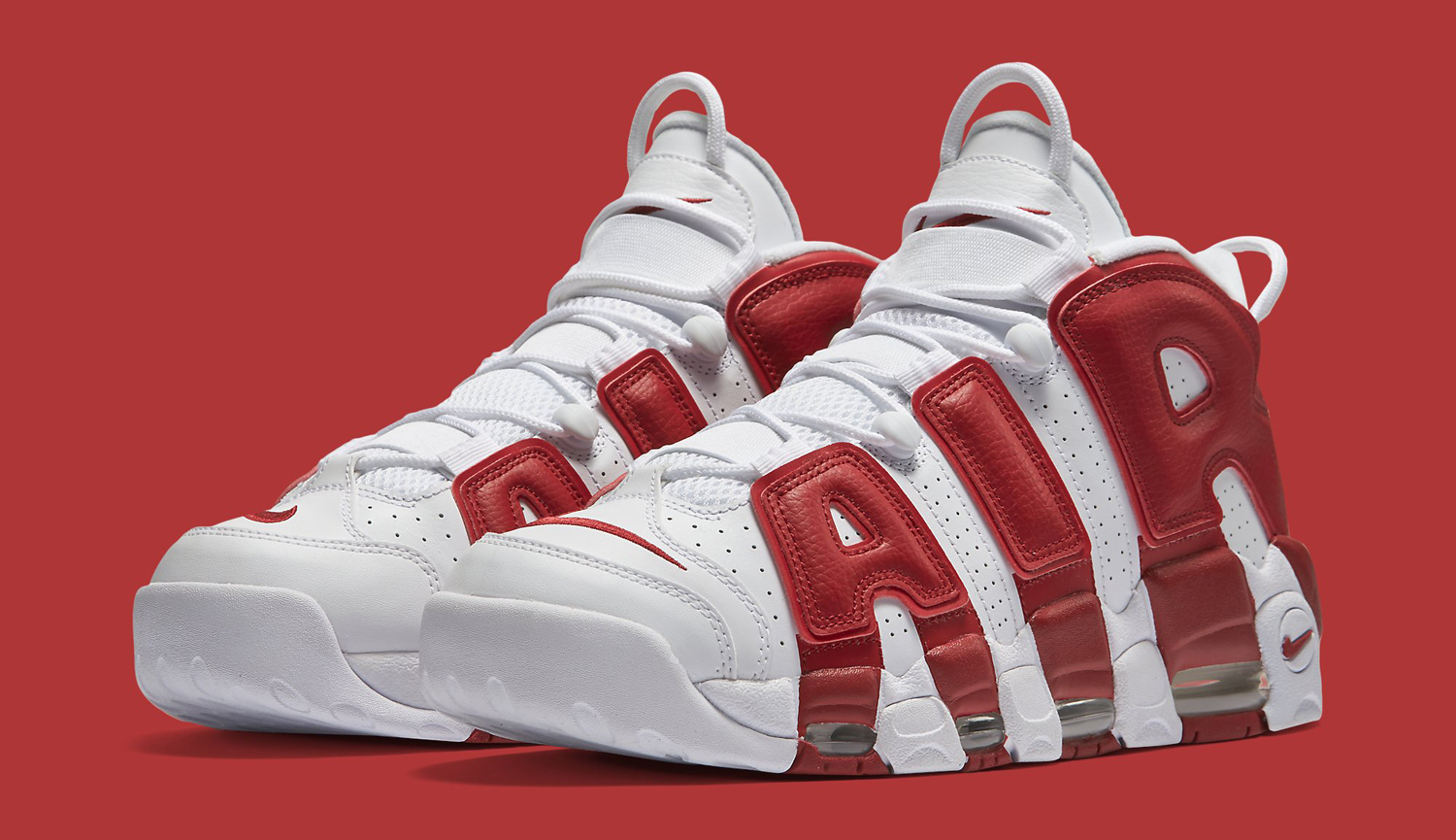 white and red scottie pippen's