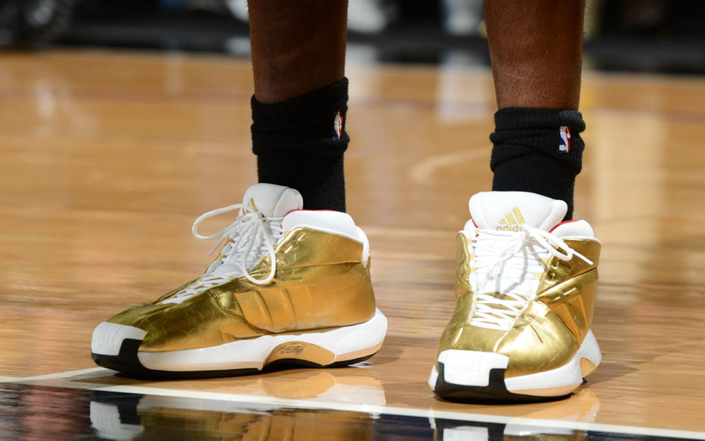 Kenneth Faried wearing adidas Crazy 1 Awards Season