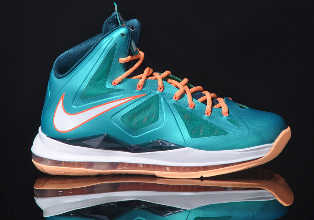 lebron 10 green and orange