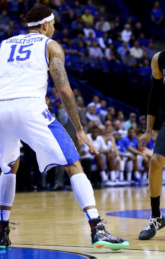 Willie Cauley-Stein wearing Nike Kobe 9 Elite Gumbo League