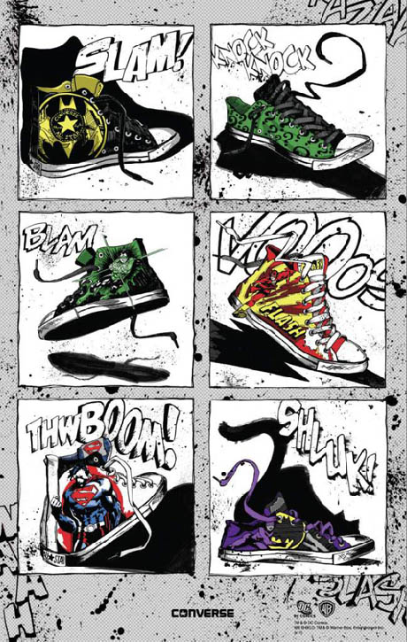 Converse x outlet dc comics collection