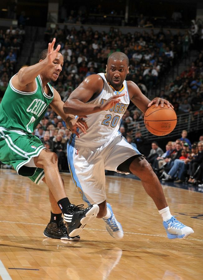 Avery Bradley wearing the adidas Young Guns