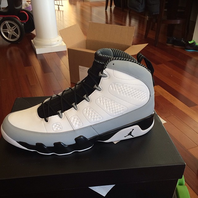 Rip Hamilton Picks Up Air Jordan IX 9 Retro Barons