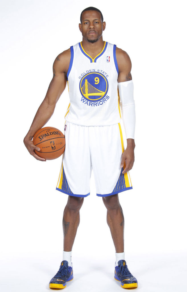 Andre Iguodala wearing Nike Hyperfuse 2012 Low PE