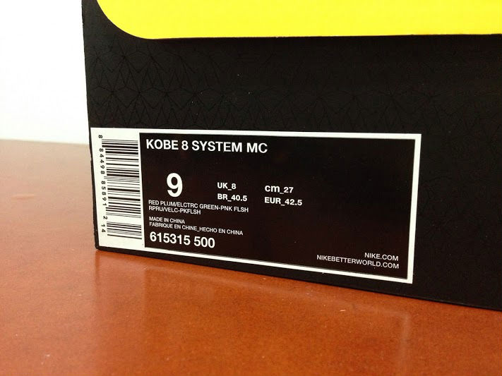 Nike Kobe 8 System Mambacurial 615315-500 (1)