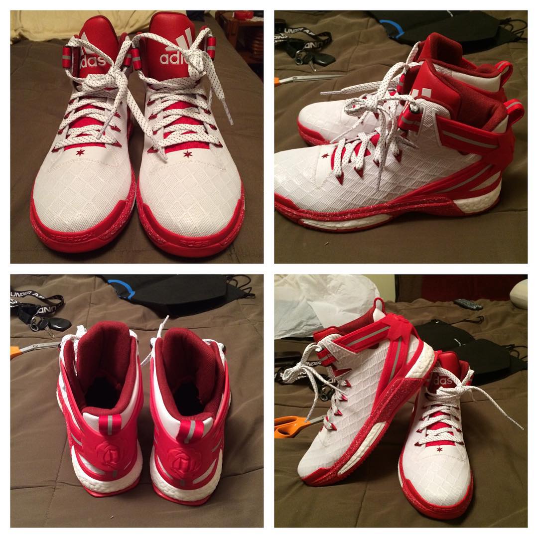 d rose 6 red white