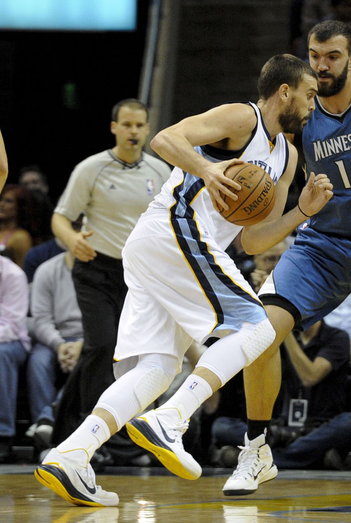 Marc Gasol wearing Nike Hyperdunk 2014 PE