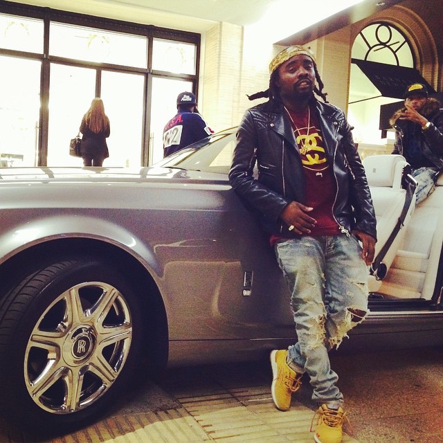 Wale wearing 'Honey Mustard' ASICS GEL-Lyte III