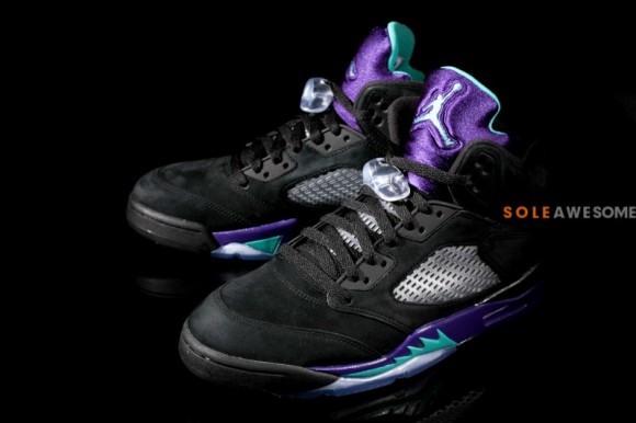 Jordan black grape clearance 5