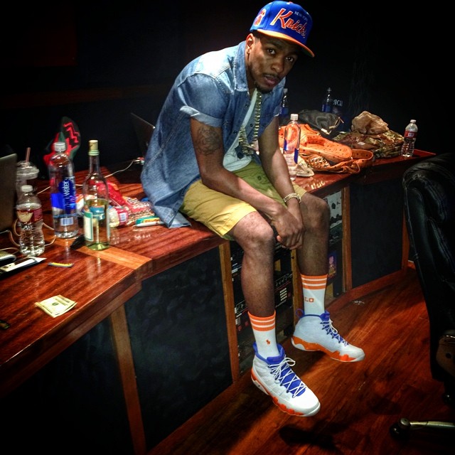 King Los wearing Air Jordan IX 9 Fontay Montana