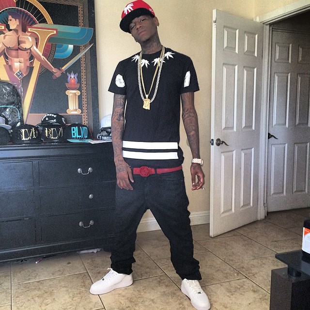 Soulja Boy wearing Nike Air Force 1 Mid