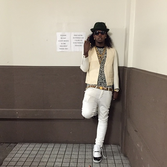 Trinidad James wearing Air Jordan XI 11 Concord