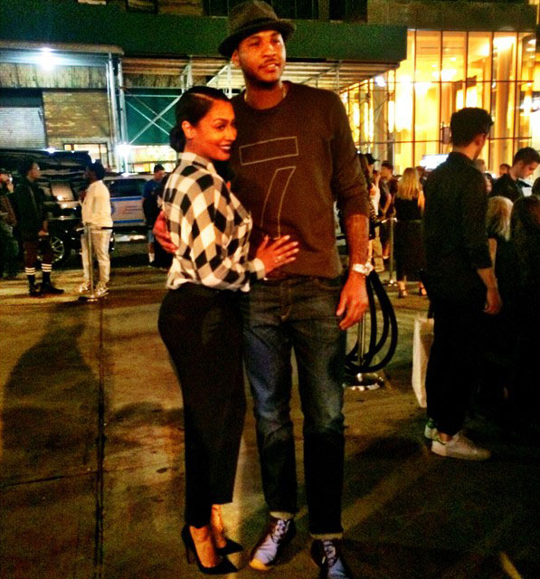 Carmelo Anthony wearing Air Jordan Future Burgundy