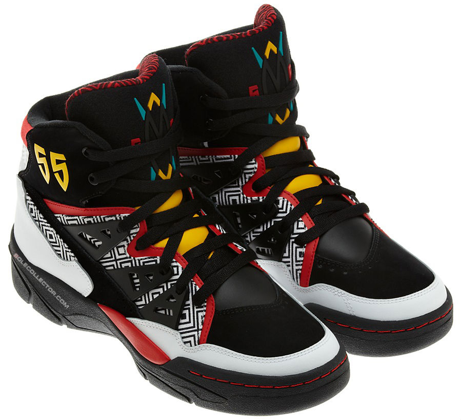 adidas Mutombo - White/Black-Light Scarlet | Sole Collector