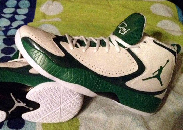 Ray Allen's Air Jordan 2012 Celtics Home PE