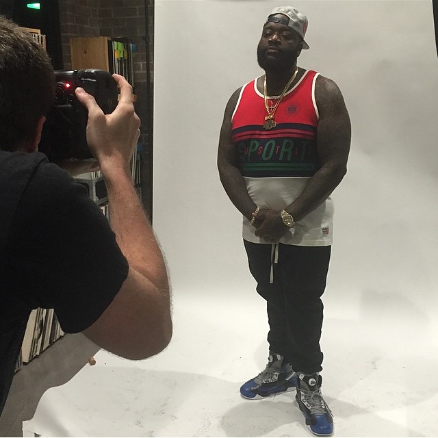 Rick Ross wearing Reebok Shaq Attaq Shattered Backboard