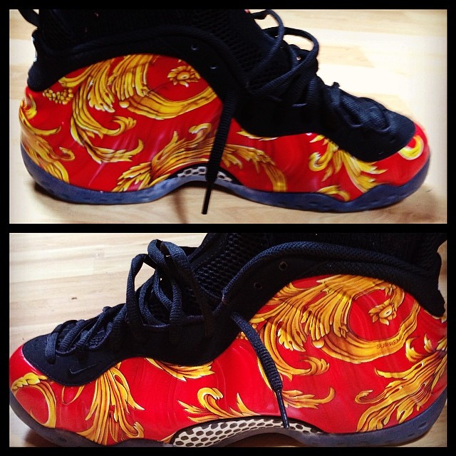 Dennis Dixon Picks Up Supreme x Nike Air Foamposite One