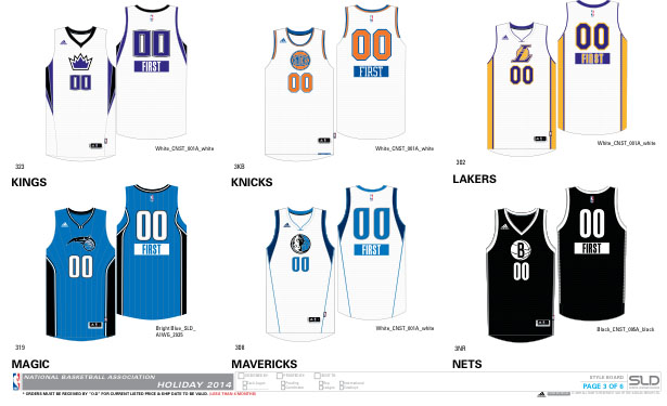 The 2014 NBA Christmas Day Jerseys Are Here, and They Are