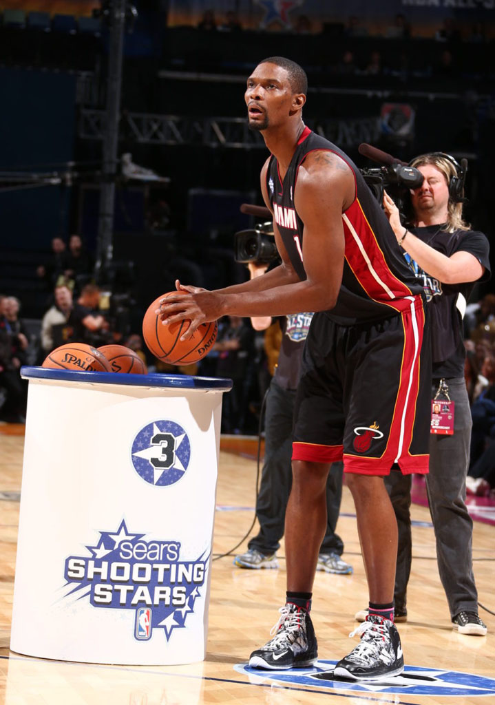 Chris Bosh wearing Nike Air Max Hyperposite