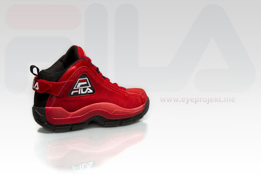 fila red suede