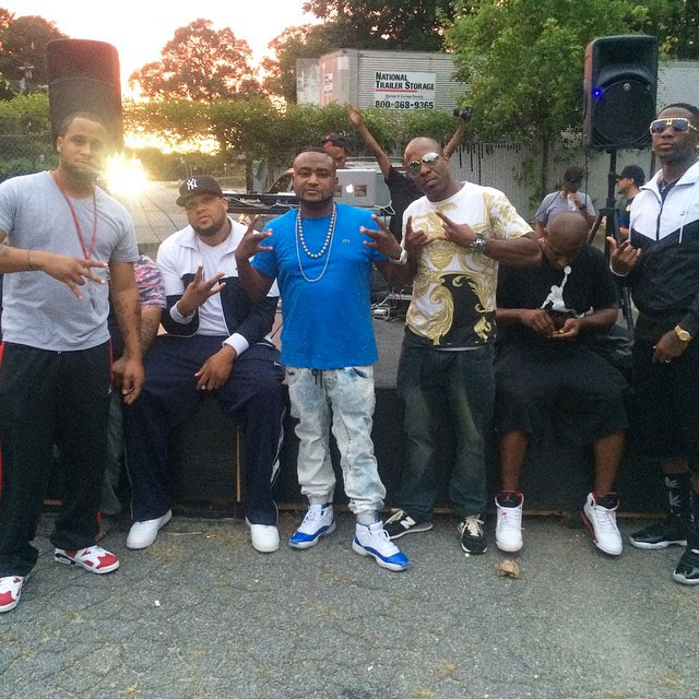 Shawty Lo wearing Fake Ass Air Jordan XI 11 Blue