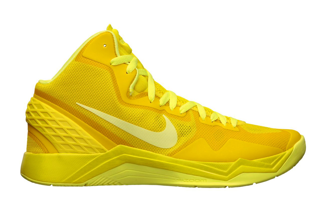 Neon yellow nike basketball hot sale shoes