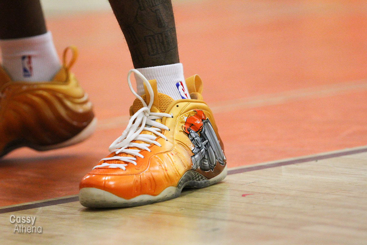 Gilbert Arenas Wears Nike LeBron X Celebration Pack