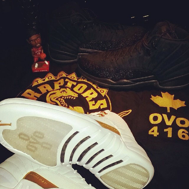 Amir Johnson Picks Up Air Jordan 12 OVO Pack