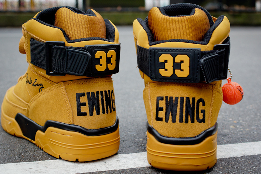 patrick ewing shoes yellow