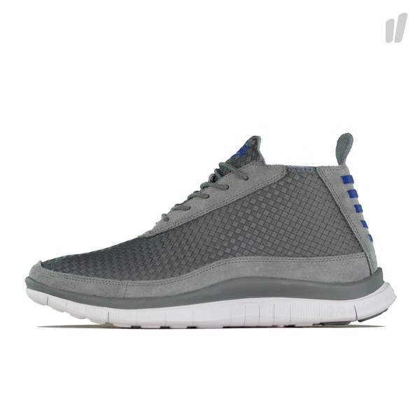 Nike Free Woven Chukka Cool Grey Hyper Blue Complex