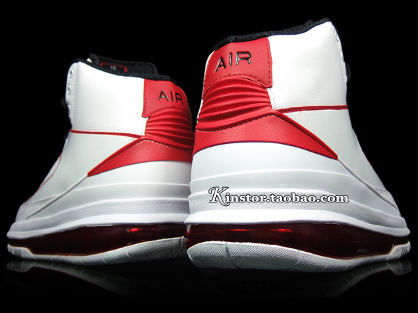 Air Jordan 2 Max White Black Varsity Red 455616-100