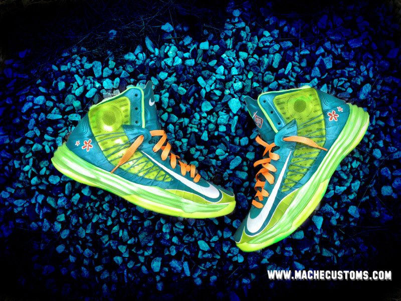 Nike Lunar Hyperdunk 2012 "Scooby Snacks / Mystery Machine" by Mache Custom Kicks (1)