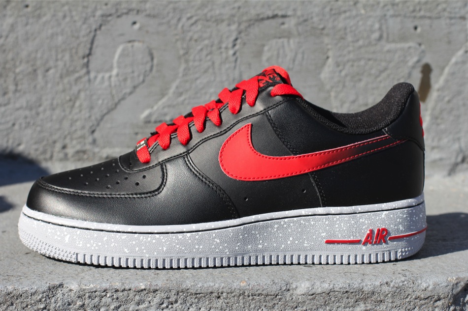 black and red air force 1 low