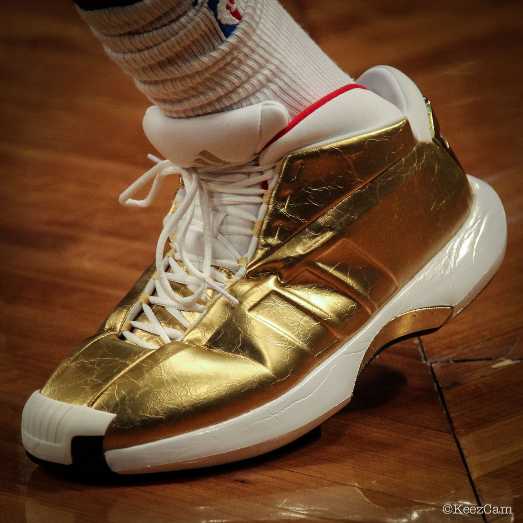 Reggie Evans wearing adidas Crazy 1 Awards Season