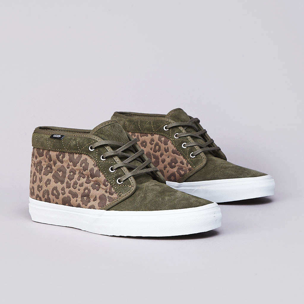 leopard chukka boots