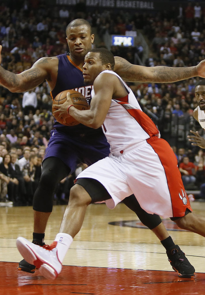 PJ Tucker wearing Air Jordan VIII 8 Fred Jones PE (1)