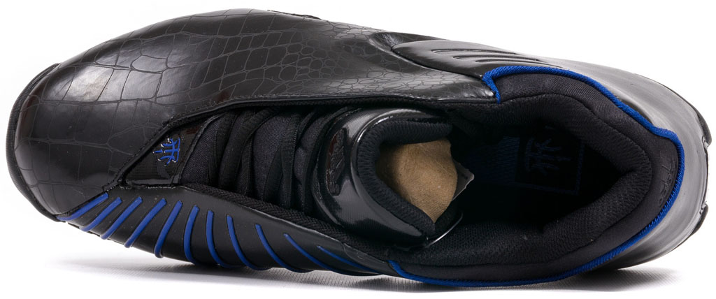 t mac shoes black and blue