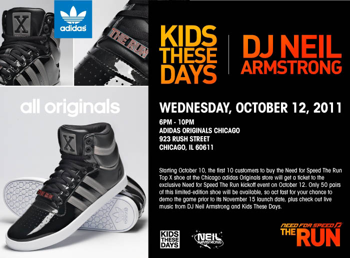 EA Sports x adidas Originals - Need for Speed Collection Flyer