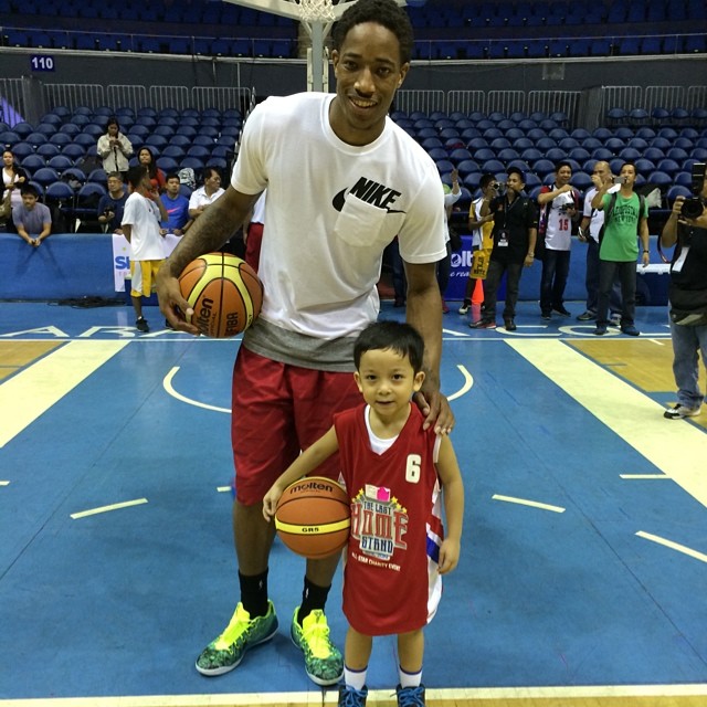 DeMar DeRozan wearing Nike Kobe IX 9 EM Easter