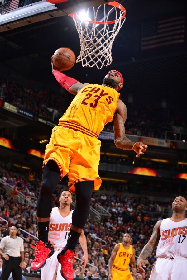 LeBron James wearing Red/Black Nike LeBron XII 12 PE (3)