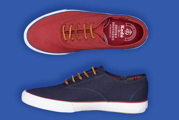 Keds for Brooks Brothers Ripstop Lace-Up Sneakers