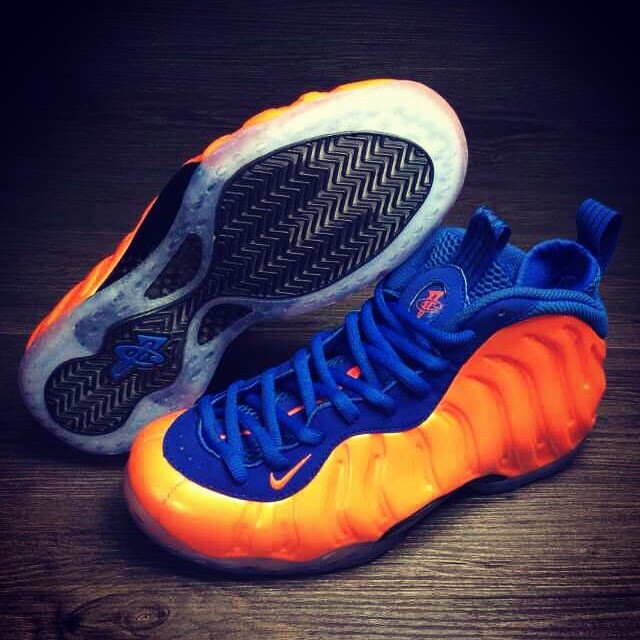 nike air foamposite one knicks