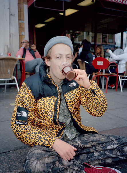 the north face x supreme leopard jacket