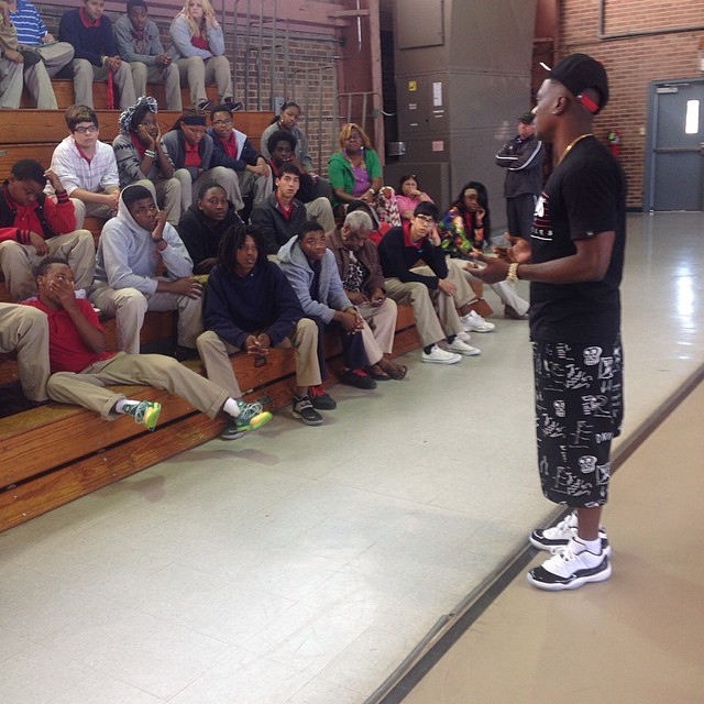 Lil' Boosie wearing Air Jordan XI 11 Low Concord